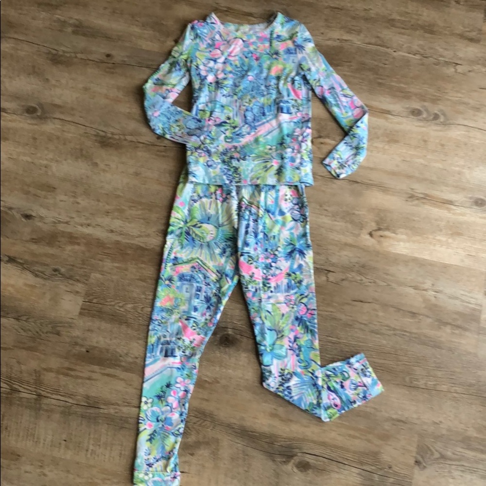 Lilly Pulitzer Girl’s 2pc Pajama Set Size 8